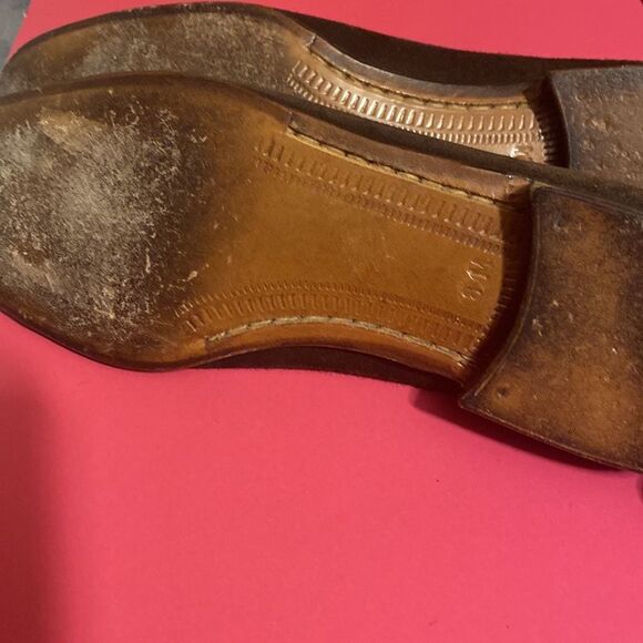 Gravati Per Neiman Marcus Hand Made in Italy All Leather 8 M Suede body - Picture 7 of 8